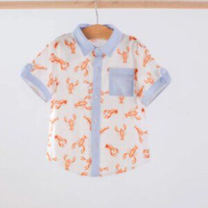 Nola Tawk Short Sleeve Button-Down Shirt (Pinch & Peel)